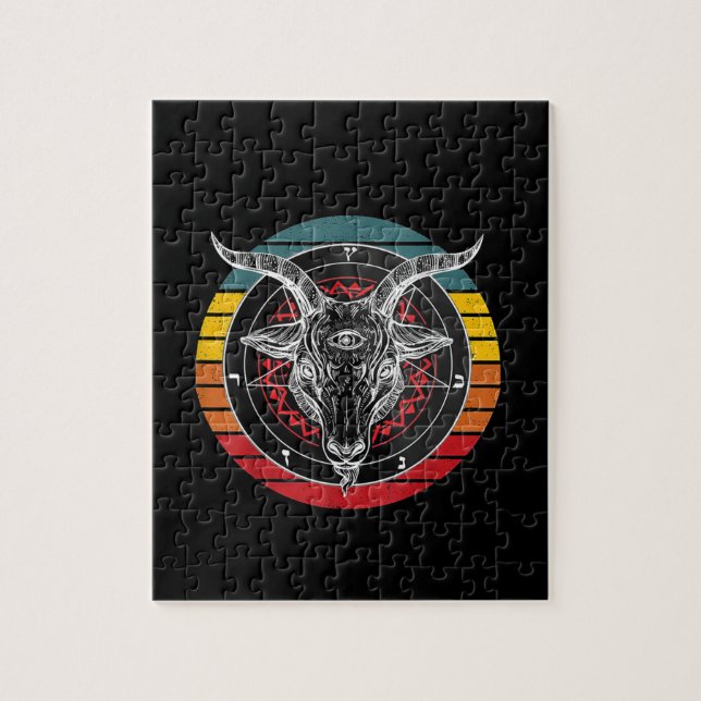 Puzzle Satan Goat, Don de chèvre (Vertical)