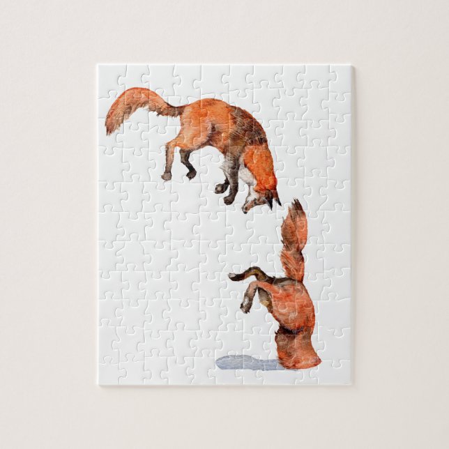 Puzzle Sauter Renard Rouge (Vertical)