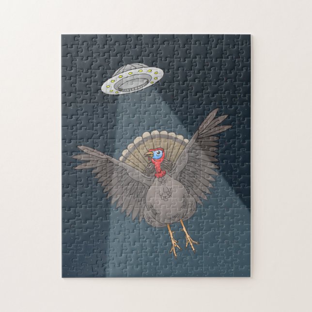 Puzzle Sauvé par les extraterrestres à Thanksgiving (Vertical)