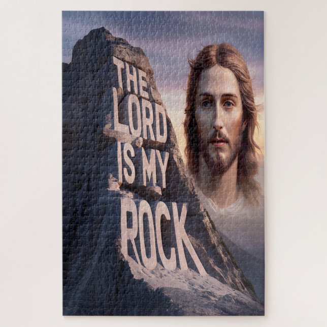 Puzzle Sauveur divin : Le Seigneur est mon roc (Vertical)