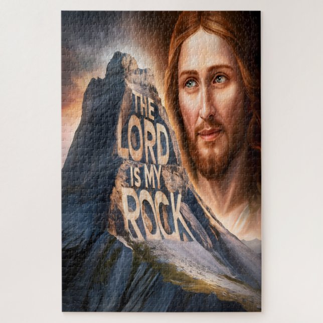 Puzzle Sauveur Divin : Le Seigneur Est Mon Rocher (Vertical)