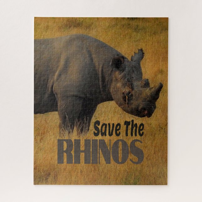 Puzzle Save The Rhinos (Vertical)