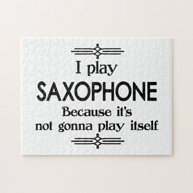 Puzzle Saxophone (Horizontal)