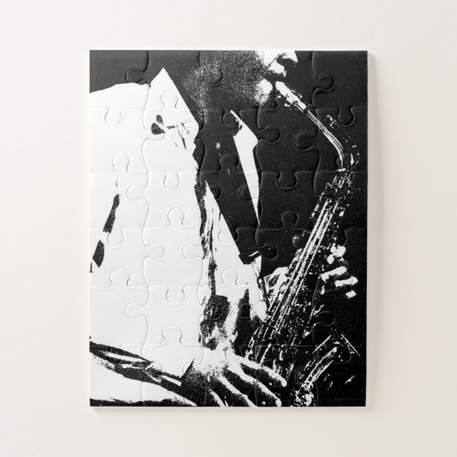 Puzzle Saxophone 11x14 30pc jpm (Vertical)