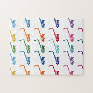 Puzzle Saxophone Coloré Fun Array Music
