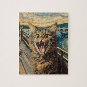 Puzzle Scander Kitty Fine Art Parodie