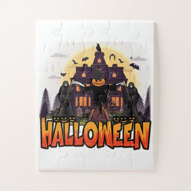 Puzzle Scary House (Vertical)