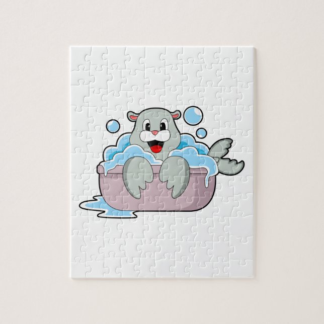 Puzzle Sceau dans la baignoire (Vertical)