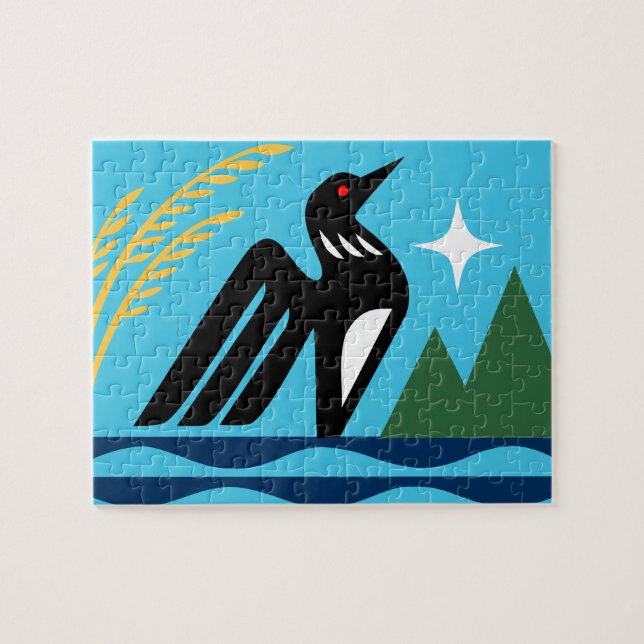 Puzzle Sceau d'État du Minnesota (Horizontal)