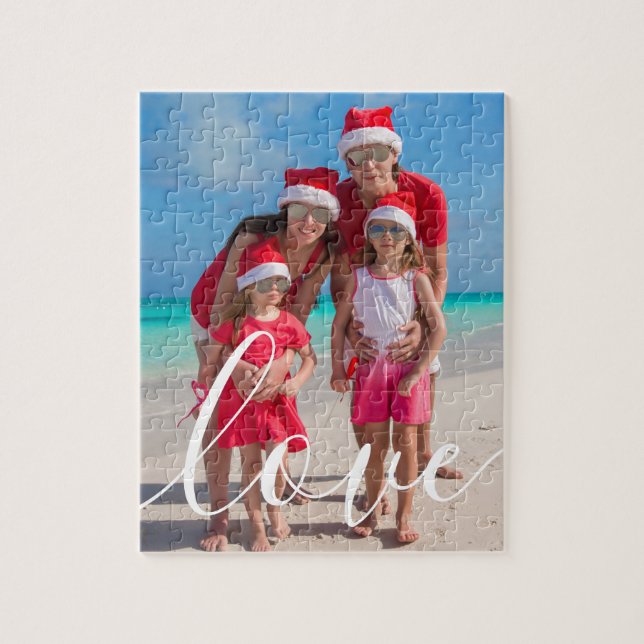 Puzzle Scénario d'amour de photo de famille (Vertical)