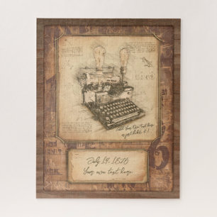 Puzzle scénariste / scénariste Cadeau d'art Vintage