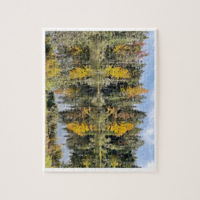 Puzzle Scène d'automne en Nouvelle-Angleterre (Vertical)