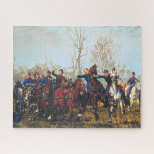 Puzzle Scène de bataille de la guerre civile 1887 William
