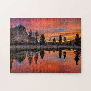 Puzzle Scène de coucher de soleil magnifique Lago di Limi