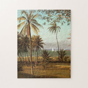 Puzzle Scène de Floride, peinture d'art fin,