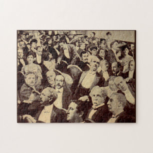 Puzzle Scène de foule des années 1920