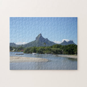 Puzzle Scène de plage à Maurice.