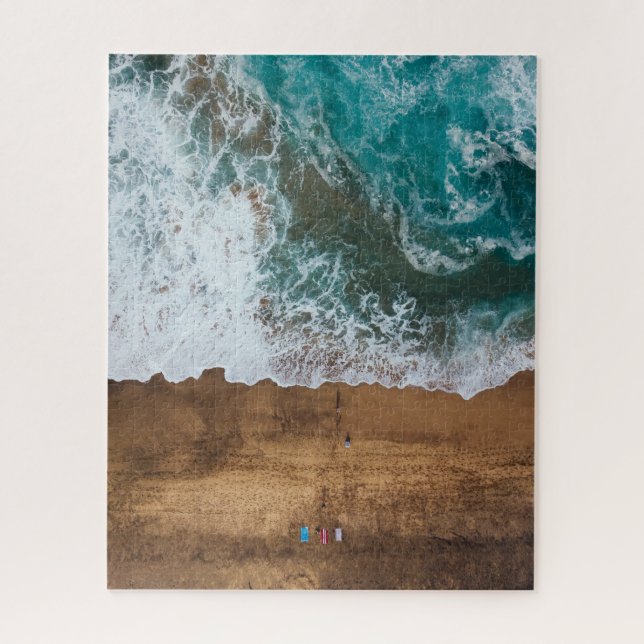 Puzzle Scène de plage aérienne (Vertical)