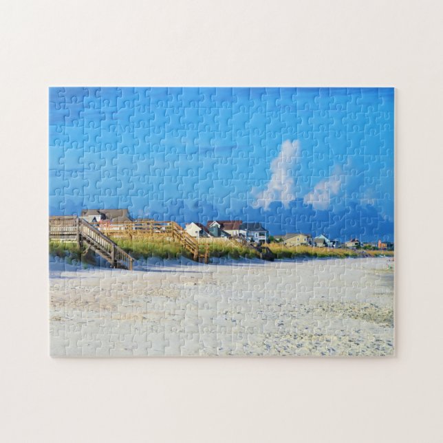 Puzzle Scène de plage en Caroline du Sud. (Horizontal)