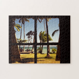 Puzzle Scène de plage tropicale Fiji Beach 11x14 252pc jp