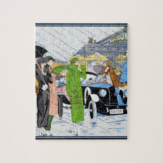 Puzzle Scène de rue Art Déco