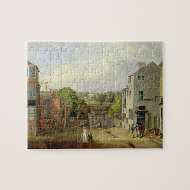 Puzzle Scène de rue dans Chorley, Lancashire, avec une (Horizontal)