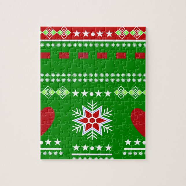 Puzzle Scène d'hiver scandinave (Vertical)