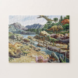 Puzzle Scène Dinosaure