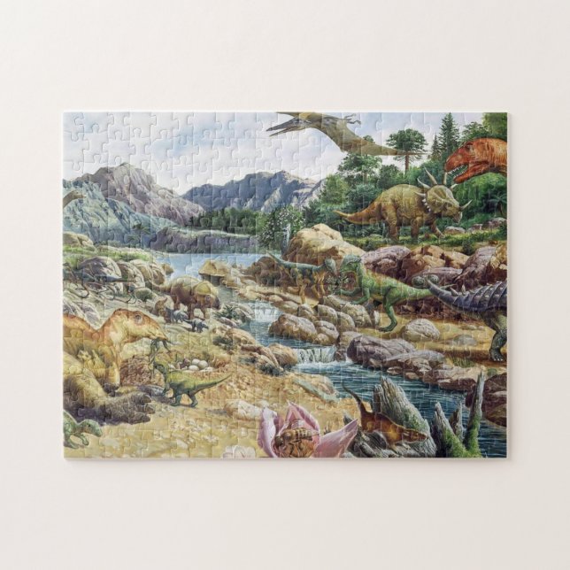 Puzzle Scène Dinosaure (Horizontal)