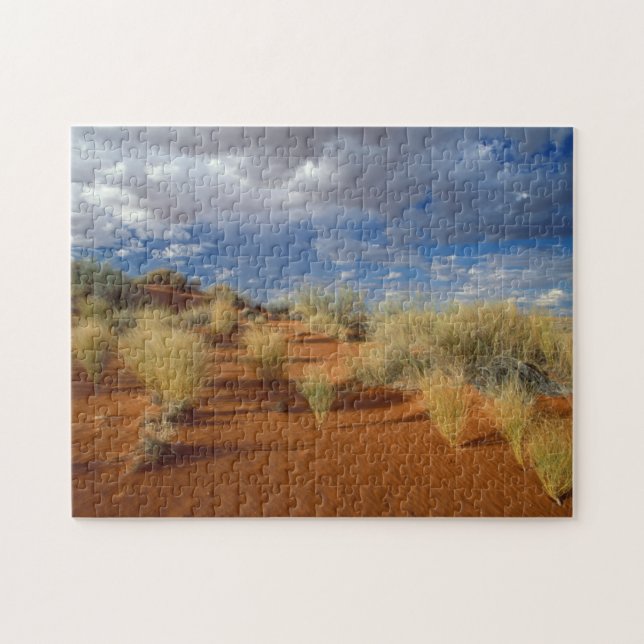 Puzzle Scène du désert du Kalahari, Kgalagadi Transfronti (Horizontal)