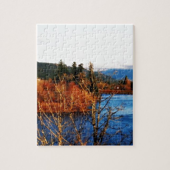 Puzzle Scène hivernale Columbia Gorge (Vertical)