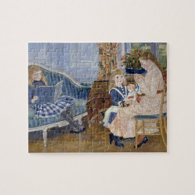 Puzzle Scène pastorale d'enfance Renoir dans un style cot (Horizontal)