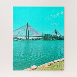 Puzzle Scène portuaire du pont ANZAC de Sydney