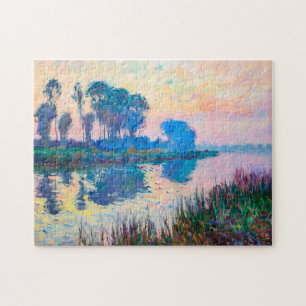 Puzzle Scène tranquille de rivière printanière à Havellan
