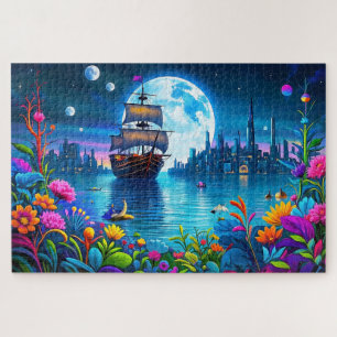 Puzzle Scènes fantastiques en couleur vive