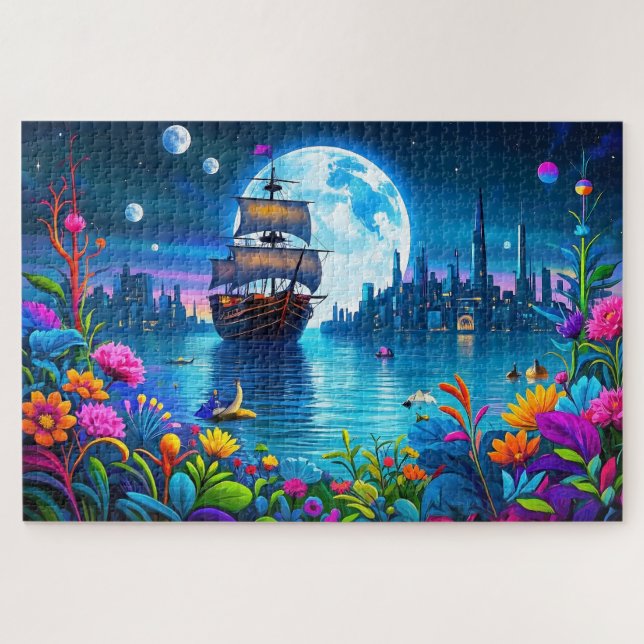 Puzzle Scènes fantastiques en couleur vive (Horizontal)