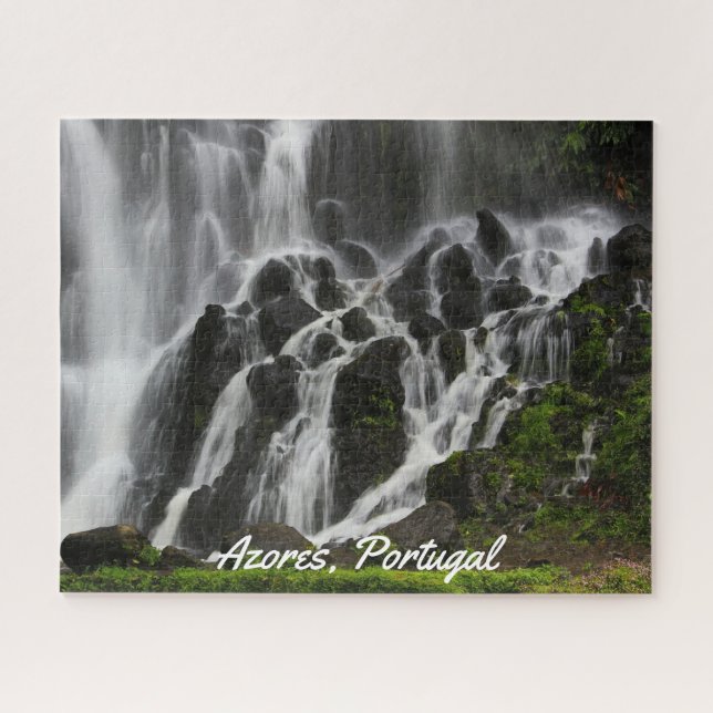Puzzle Scenic Waterfall  Azores (Horizontal)