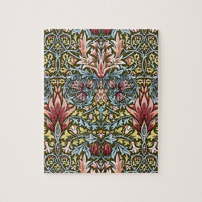 Puzzle Schéma floral William Morris Snakeshead (Vertical)