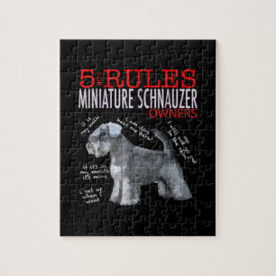 Puzzle Schnauzer 5 Règles Pour Les Propriétaires De Sch