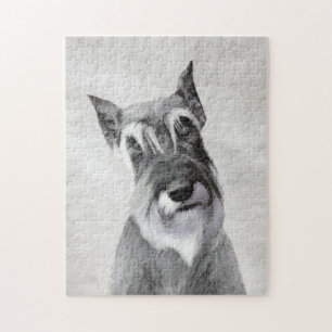Puzzle Schnauzer (Giant) Peinture - Chien Art