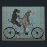 Puzzle Schnauzer Tandem<br><div class="desc">Schnauzer Tandem par Fabfunky. Dispose de schnauzers à vélo dans un style sidéral et steampunk. | 192047D</div>