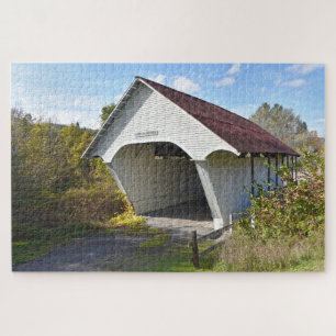 Puzzle Schoolhouse Covered Bridge, Poster du Vermont