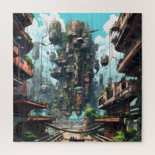Puzzle Science-fiction urbaine industrielle