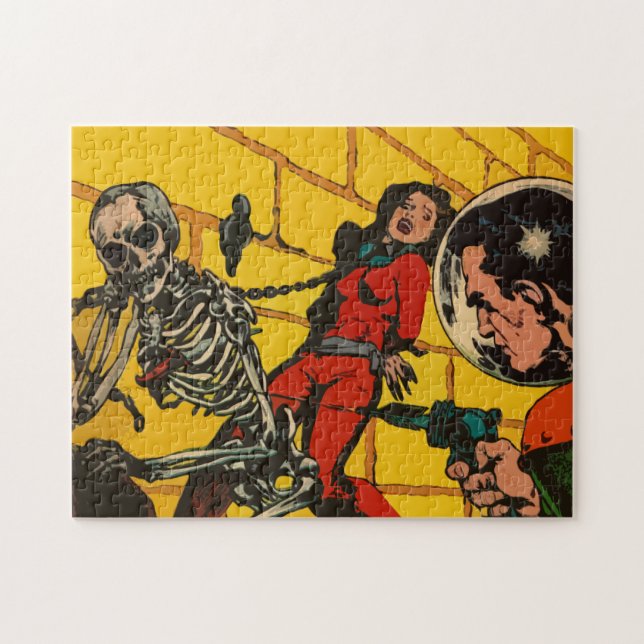 Puzzle Science-fiction vintage Comic Art (Horizontal)