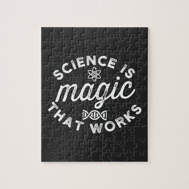 PUZZLE SCIENCE IS MAGIC THAT WORKS (Vertical)