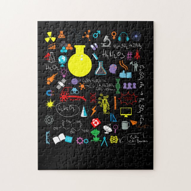 Puzzle Science Physique Chimie Biologie Astronomie (Vertical)