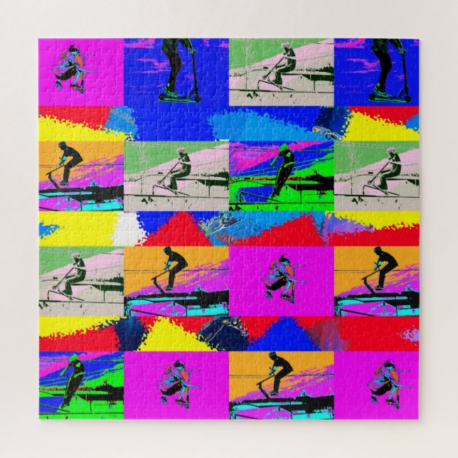 Puzzle Scoot - Stunt Scooter Rider (Vertical)