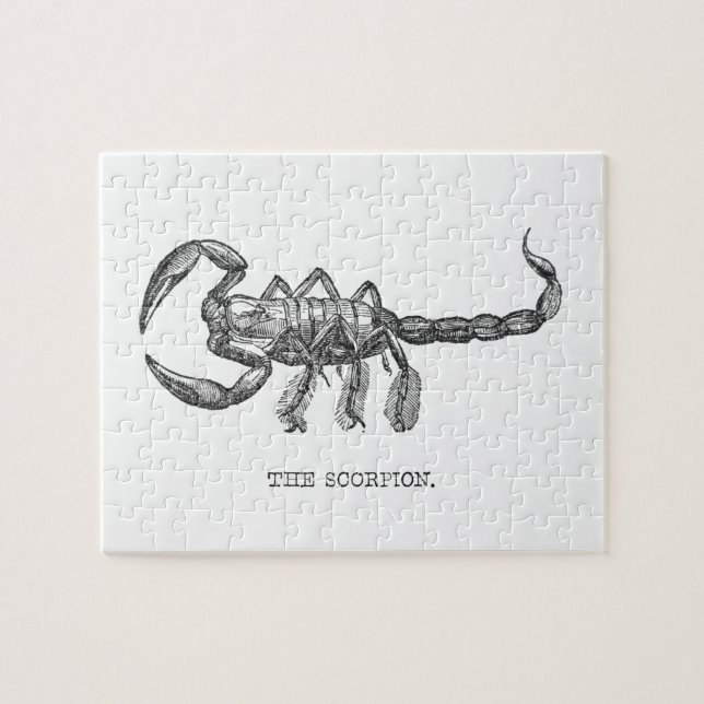 Puzzle Scorpion animal cadeau animaux effrayants (Horizontal)
