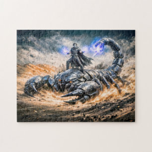 Puzzle Scorpion Zodiaque avec Guerrier et S mécanique géa