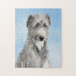 Puzzle Scottish Deerhound Peinture - Cute Original Chien
